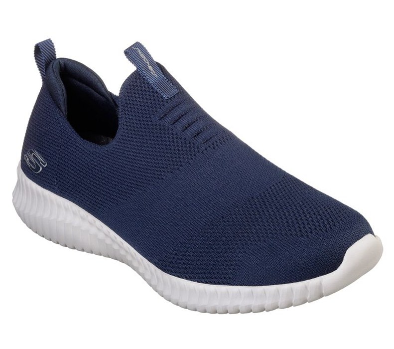 Skechers Herr Marinblå Slip On - Elite Flex - Wasick - Sverige (YDZLJ-1306)